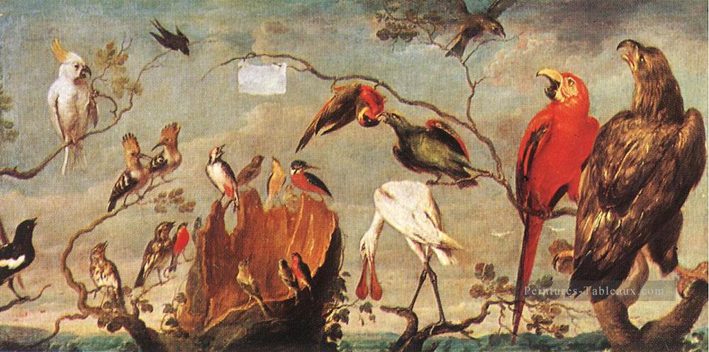 Concert des oiseaux Frans Snyders oiseau Peintures à l'huile
